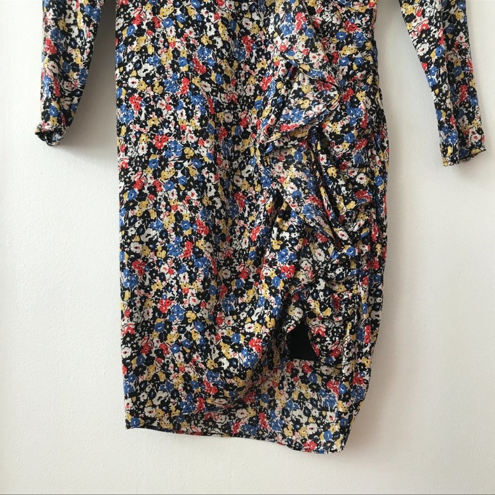 - Veronica Beard -Minna Floral Silk Mini Dress(2) - Picture 6 of 7